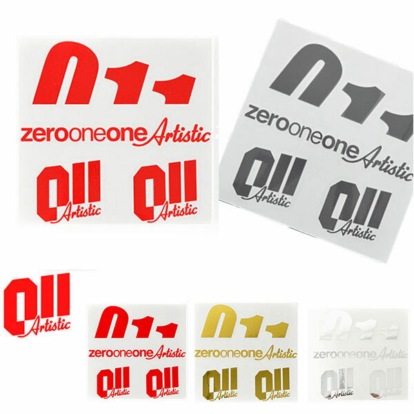 ゆうパケット対応可能！ ステッカー 011Artistic ゼロワンワン アーティスティック スノーボード LOGO SET STICKER ロゴ カッティング シール スノボ