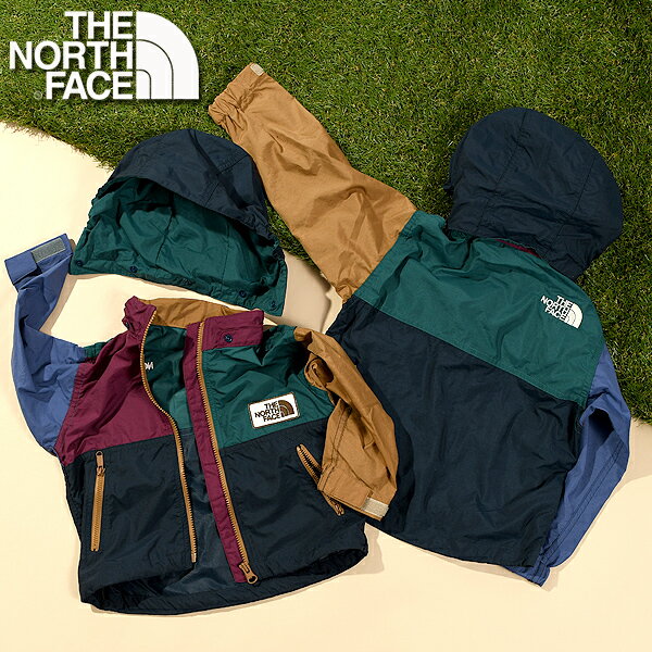 送料無料 ノースフェイス ベビー ナイロン ジャケット マルチカラー THE NORTH FACE B Grand Compact Jacket ベビー グランド コンパクト ジャケット キッズ 子供 軽量 シェル マウンテン NPB72312 2023秋冬新作