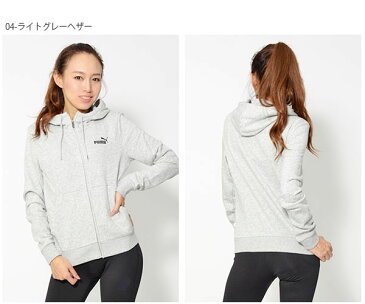 半額 50%OFF 現品のみ フルジップ パーカー プーマ PUMA レディース ESS フーデッドスウェットジャケット トレーナー スエット スポーツウェア トレーニングウェア スポーツ トレーニング ロゴ 853882