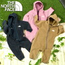 送料無料 ノースフェイス もこもこ フリース ロンパース キッズ 子供 防風 THE NORTH FACE B Sherpa Fleece Suit ベビー シェルパ フリーススーツ 赤ちゃん NAB72309 21%off 1