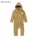 送料無料 ノースフェイス もこもこ フリース ロンパース キッズ 子供 防風 THE NORTH FACE B Sherpa Fleece Suit ベビー シェルパ フリーススーツ 赤ちゃん NAB72309 21%off 2