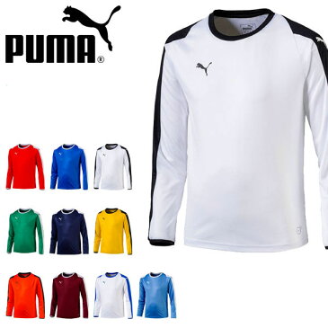 キッズ プーマ PUMA LIGA LS ゲームシャツ ジュニア 長袖 スポーツウェア トレーニングシャツ プラクティスシャツ シャツ ウェア スポーツ サッカー フットサル クラブ 部活 703668 得割20