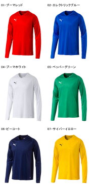 プーマ PUMA メンズ LIGA LS ゲームシャツ コア 長袖 スポーツウェア トレーニングシャツ プラクティスシャツ シャツ ウェア スポーツ サッカー フットサル クラブ 部活 703669 得割20