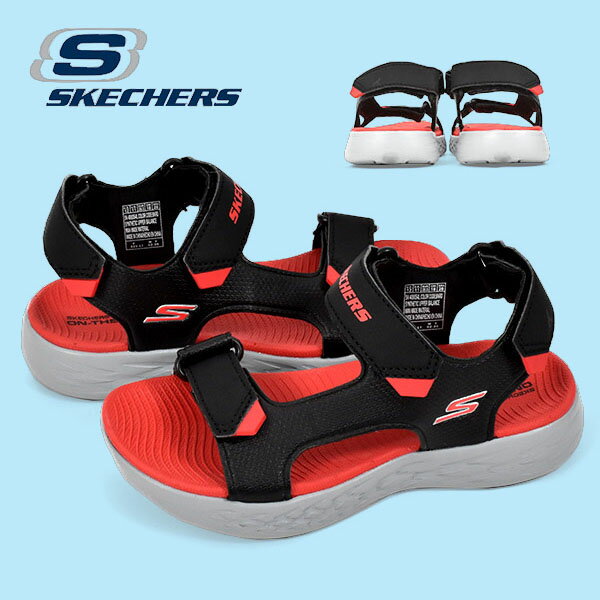 30%OFF スケッチャーズ キッズ サンダル SKECHERS ON-THE-GO 600 オンザゴー スポーツサンダル ベルクロ シューズ 靴 キッズ 子供 男の子 400054L 【あす楽対応】のサムネイル