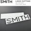 ゆうパケット対応可能！ ステッカー SMITH OPTICS スミス LOGO CUTTING 5.5cm×25cm ラージ ロゴ カッティング STICKER ロゴ スノボ スノーボード