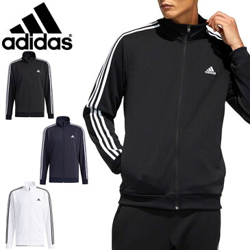 送料無料 アディダス ジャージ ジャケット adidas メンズ M MH 3ST ウォームアップ ジャケット スポーツウェア トレーニング ウェア ジム 3本ライン 2021春新作 得割10 JKL57