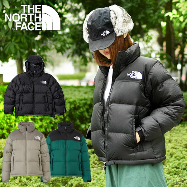 送料無料 ノースフェイス ショート丈 ダウン ジャケット レディース ヌプシ ジャケット THE NORTH FACE Short Nuptse Jacket ショート ヌプシ ジャケット ブラック 黒 NDW92335 2023秋冬新作