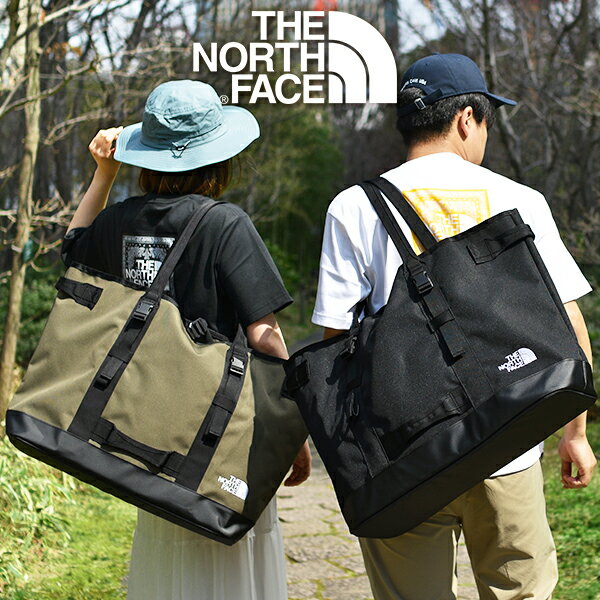 【マラソン期間中 最大4％OFFクーポン＆P最大10倍】 THE　NORTH　FACE ノースフェイス アウトドア フィルデンスギアトートM Fieludens Gear Tote M トートバッグ トート キャンプ バッグ かばん ギアトート 耐水性 耐久性 NM82201 K