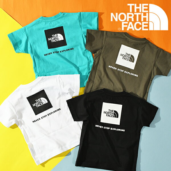 楽天エレファントSPORTSゆうパケット発送！送料無料 ノースフェイス 半袖Tシャツ ベビー キッズ 子供 THE NORTH FACE バックプリント B S/S Back Square Logo Tee ショートスリーブ バック スクエア ロゴ ティー NTB32333 2024春夏新色