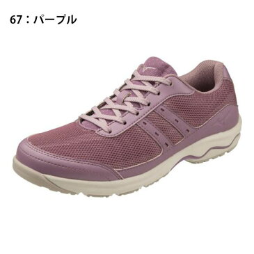 送料無料 ウォーキングシューズ ミズノ レディース MIZUNO LD AROUND 2 ファスナー付 スニーカー 靴 ビジネス カジュアル ウォーキング シューズ 幅広 4E B1GD2027 得割23
