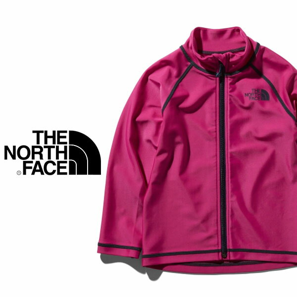 ラスト1着 送料無料 子供 長袖 UV ラッシュガード THE NORTH FACE ノースフェイス L/S Sunshade Full Zip Jacket ロングスリーブ サンシェード フルジップ ジャケット キッズ ストレッチ ビーチ 耐塩素 ntj11940