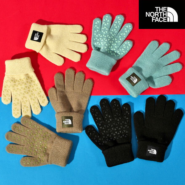 ネコポス発送！子供 中厚手 ニットグローブ キッズ THE NORTH FACE ノースフェイス Knit Glove 手袋 防..