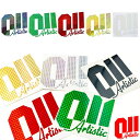 ゆうパケット対応可能! 011Artistic ロゴ ステッカー LOGO STICKER ゼロワンワン アーティスティック スノーボード プリズム素材 キラキ...