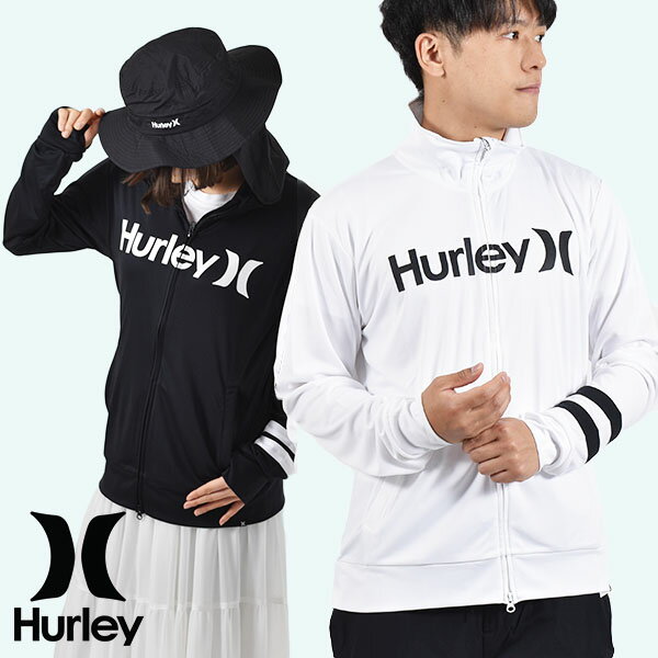 送料無料 ラッシュガード メンズ レディース ハーレー HURLEY 長袖 RASH ZIP HIGH NECK O&O ロゴ UVカット ラッシュガード 紫外線対策 ラッシュ ハイネック サーフィン 海 海水浴 サーフ プール ランニング アウトドア 水着 MRG2100002 10%off