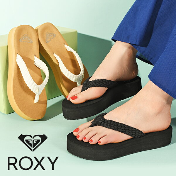 楽天エレファントSPORTS厚底 ビーチサンダル ROXY ロキシー レディース PORTO PLATFORM ビーサン サンダル トングサンダル 厚底 ビーチ プール 海 海水浴 リゾート ARJL101168 2024春夏新作 10％off