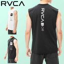 ゆうパケット発送！ 送料無料 ルーカ タンクトップ ラッシュガード メンズ 水陸両用 ノースリーブ RVCA VA VENT SURF TANK サーフィン 水着 ラッシュ サーフ 海 ビーチ BE041-806 2024春夏新作 10%off