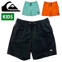 ネコポス発送! 送料無料 サーフパンツ キッズ クイックシルバー QUIKSILVER ジュニア 男の子 子供 14 BOY KIDS 水着 ロゴ ボードショーツ ジャムショーツ 海水パンツ 海パン スイムウェア スイミング 水泳 プール 海水浴 EQBJV03517 2025春夏新作 10%off(4)