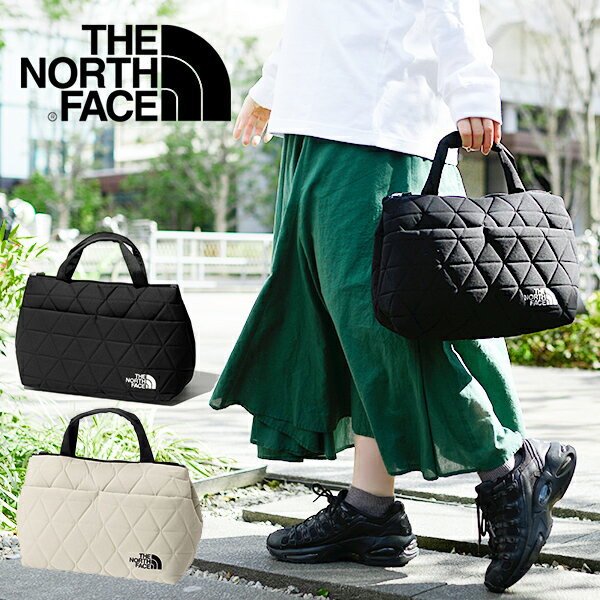 ノースフェイス トートバッグ メンズ 送料無料 ノースフェイス トートバッグ レディース キルティング THE NORTH FACE Geoface Box Tote ジオフェイスボックストート 7L 手提げ かばん ブラック 黒 NM32355