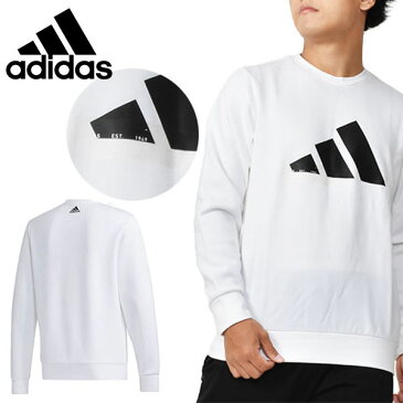 35%OFF 送料無料 アディダス adidas メンズ M UB GFX SWT クルーネック スウェット ビッグロゴ トレーナー スエット スポーツウェア トレーニング ウェア ジム ホワイト 白 IZN89