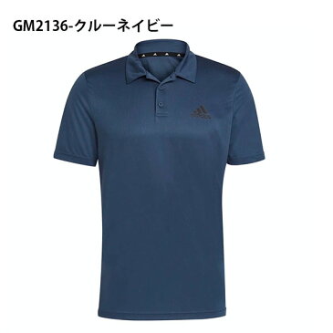 アディダス 半袖 ポロシャツ adidas メンズ M D2M PL ポロシャツ ワンポイント ロゴ テニス ゴルフ カジュアル ウェア スポーツカジュアル スポカジ 2021春新作 得割20 42503