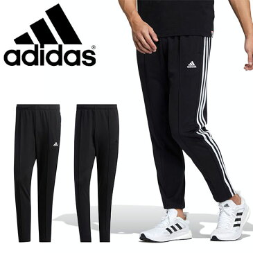 送料無料 アディダス ジャージ パンツ adidas メンズ M MH 3ST テイパード パンツ ロングパンツ スポーツウェア ランニング ジョギング トレーニング ウェア ジム 3本ライン 2021春新作 得割10 JLP58