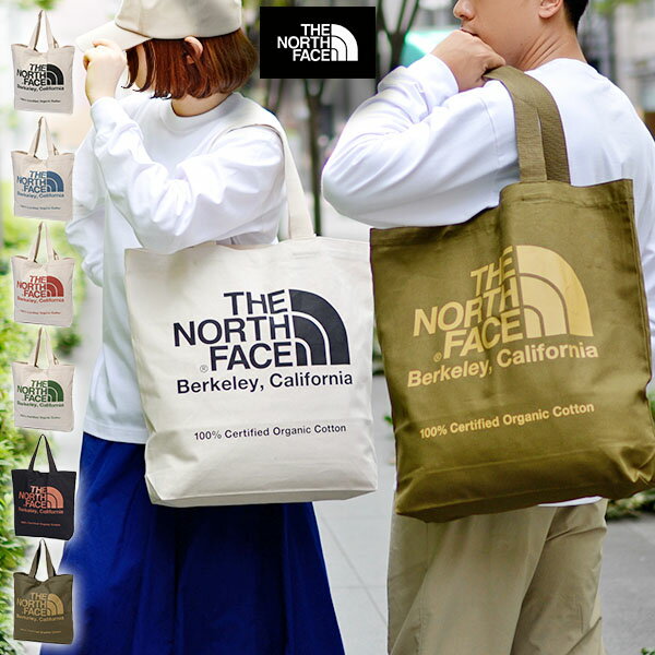 ノースフェイス THE NORTH FACE オーガニックコットン トートバッグ TNF ORGANIC COTTON TOTE メンズ レディース 20L エコバッグ NM81971 アウトドア