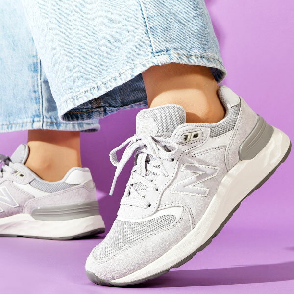 送料無料 ニューバランス スニーカー レディース New Balance WW880 Fresh Foam 880 v7 D ウォーキング 通学 通勤 運動靴 シューズ 靴 パールグレー 2025秋冬新色