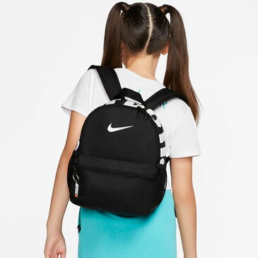 キッズ リュックサック ナイキ NIKE YA ブラジリア JDI ミニ バックパック 11L ジュニア 子供 リュック バッグ カバン ビッグロゴ 遠足 通学 旅行 ブラック 黒 BA5559