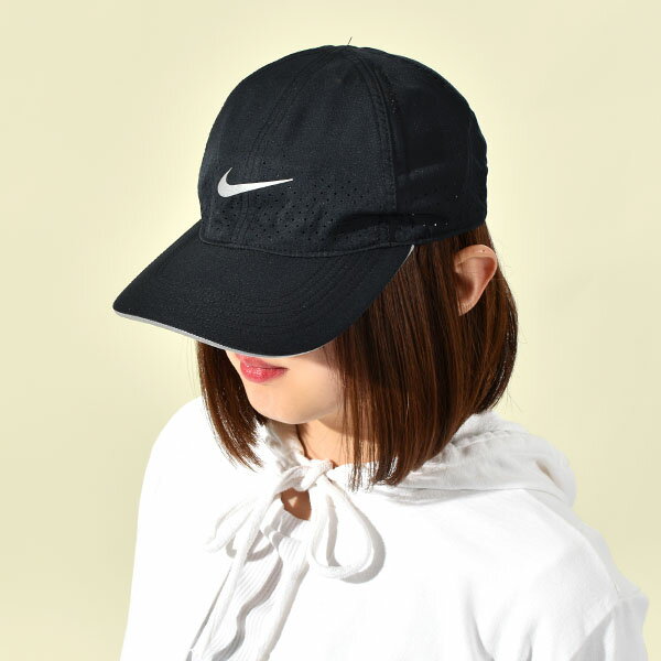 ナイキ キャップ NIKE DRIーFIT エアロビル FTHLT PERF キャップ 帽子 トレーニング CAP 熱中症対策 日射病予防 ランニング ジョギング ウォーキング スポーツ アウトドア ブラック 黒 dc3598