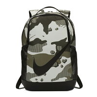 ナイキ キッズ リュックサック NIKE YA ブラジリア カモ AOP バックパック 18L ジュニア 子供 リュック バッグ カバン ロゴ ビッグロゴ 迷彩 カモ柄 遠足 通学 旅行 CQ0475