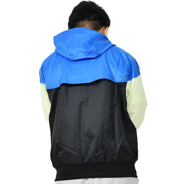 送料無料 ナイキ ウインドブレーカー メンズ NIKE NSW HE WR ウーブン フーディ ジャケット ウィンドジャケット ランニング ジョギング 撥水 ブルー 青 da0002