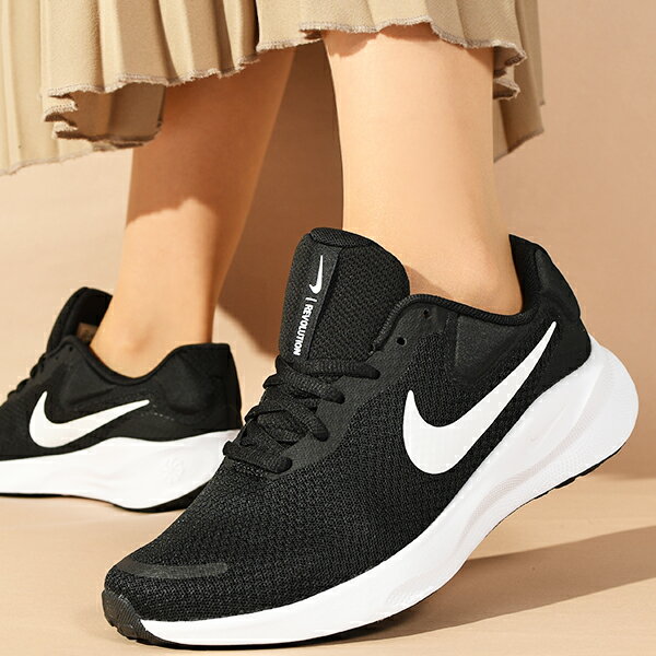 ̵ ʥ  ˡ ǥ  NIKE ܥ塼 7 磻 REVOLUTION 7 WIDE 塼  fz6829 ֥å ۥ磻