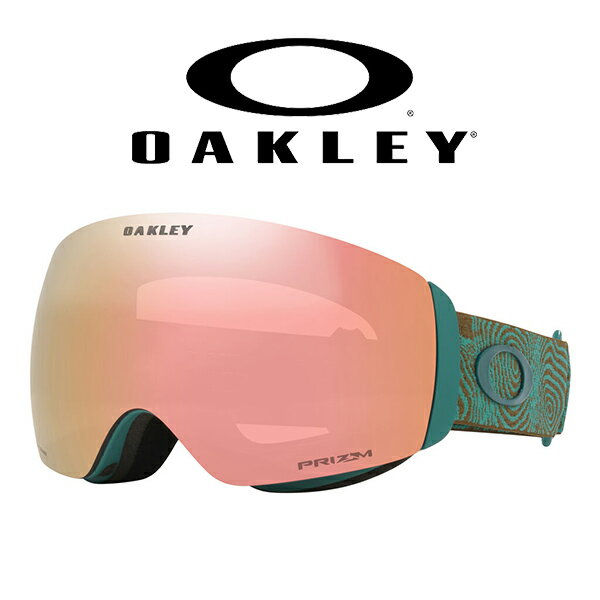 送料無料 スノーボード スキー ゴーグル オークリー OAKLEY FLIGHT DECK M フライトデッキ メンズ レディース PRIZM プリズム 球面 ミラー レンズ スノーゴーグル メガネ対応 OO7064-G3 2025-2026冬新作 25/26 25-26