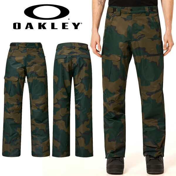 ■商品コメント &nbsp; 【日本正規代理店品】 OAKLEY DIVISIONAL CARGO SHELL PANT FOA404738 オークリー パンツ メンズ 男性 紳士 大きいサイズ 迷彩 カモフラ 耐水圧、透湿性ともに10,000（mm,g/m2/24h）のフィルムを採用した2 レイヤーシェルパンツ。シームテープを施し、膝は 立体裁断で作られ動きやすく高いパフォーマンスをサポート。フックアンドループ付きの調整可能なウエスト。ファスナー 付きカーゴポケットとフラップ付きフックアンドループ留めポケットを配し、インシームにファスナー付きベンチレーション。 補強された裾は止水ファスナー付き。スリムフィット。（防水/高通気/リサイクル） ※こちらの商品はUSモデルになります。 一般的な日本規格のMサイズをお求めの場合は、Sサイズのご購入をオススメします。 スノーボード スキー スノボ スノーウェア SNOWBOARD SKI 雪山 バックカントリー ■カラー 9NQ B1BCamoHunter ■材質 リサイクルポリエステル57％、ポリエステル43％ &nbsp; ■商品カラーにつきまして &nbsp; 可能な限り商品色に近い画像を選んでおりますが、 閲覧環境等により画像の色目が若干異なる場合もございますので、 その旨をご理解された上でご購入ください。 &nbsp; メーカー希望小売価格はメーカー商品タグに基づいて掲載しています