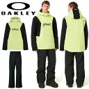 ラスト1点 XLサイズのみ 35%off 送料無料 スノーボードウェア メンズ セットアップ オークリー OAKLEY ジャケット パンツ 上下セット 上下組 ...