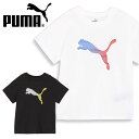 ゆうパケット対応可能！プーマ キッズ 半袖 Tシャツ PUMA ESS+ MX NO1 ロゴ リラックス SS Tシャツ ジュニア 子供 ビッグロゴ 子供服 2024春夏新作 680551