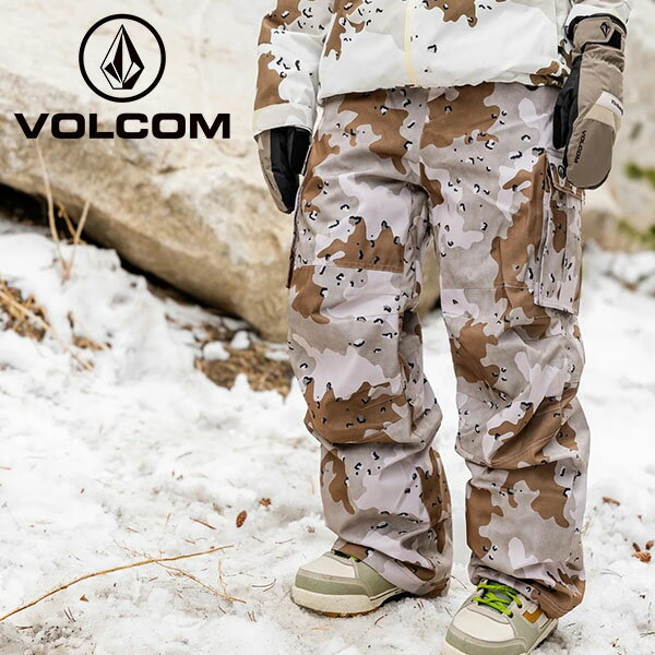 送料無料 スノーボードウェア VOLCOM ボルコム NWRK BAGGY PANT CAMOUFLAGE メンズ パンツ スノボ スノーボード スノーボードウエア カモフラ 迷彩 SNOWBOARD WEAR 2025-2026冬新作 25-26 25/26 10%off