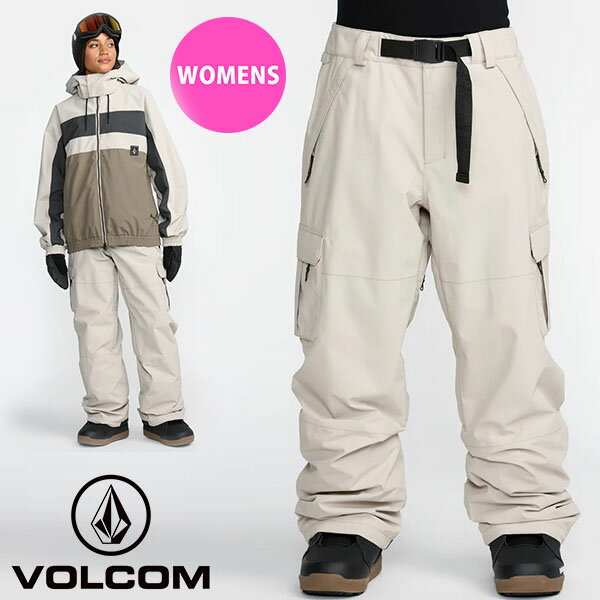 送料無料 スノーボードウェア VOLCOM ボルコム DLM PANT STONE レディース パンツ ボトムス スノボ スノーボード スノーウエア SNOWBOARD WEAR 2025-2026冬新作 25-26 25/26 10%off