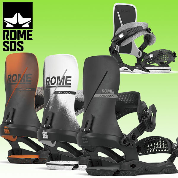 送料無料 バインディング ROME SDS ローム KATANA AW スノーボード スノボ メンズ BINDING ビンディング バイン アシムラップ パーク 国内正規代理店品 2025-2026冬新作 25-26 25/26 10%off