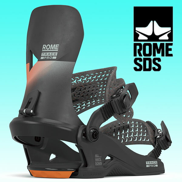 送料無料 バインディング ROME SDS ローム TRACE HW PRO スノーボード スノボ メンズ BINDING ビンディング バイン オールマウンテン カーボン 国内正規代理店品 2025-2026冬新作 25-26 25/26 10%off