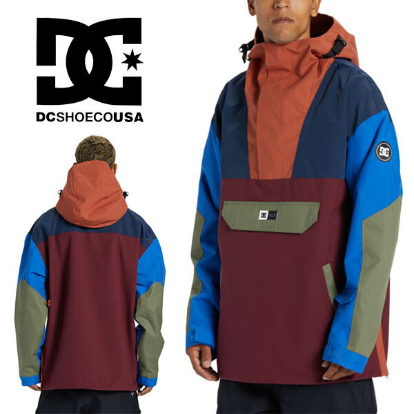 送料無料 スノーウェア ディーシー DC SHOE メンズ ジャケット DC-43 ANORAK アノラック スノーボードウェア スノーボード スノボ スキー スノー ADYTJ03062 2023-2024冬新作 30%off