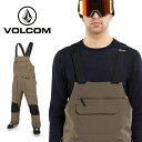 40%off 送料無料 スノーボードウェア VOLCOM ボルコム ROAN BIB OVERALL メンズ ビブパンツ ビブ スノボ スノーボード スノーボー...