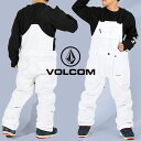 40%off ラスト1点 Mサイズ 送料無料 スノーボードウェア VOLCOM ボルコム ROAN BIB OVERALL メンズ ビブパンツ ビブ スノボ スノーボード スノーボードウエア SNOWBOARD WEAR