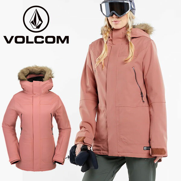 送料無料 スノーボードウェア VOLCOM ボルコム SHADOW INS JACKET レディース ジャケット ピンク スノボ スノーボード スノーウエア SNOWBOARD WEAR 2023-2024冬新作 25%off