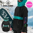 40%off ラス1 Mサイズ のみ 送料無料 スノーボードウェア VOLCOM ボルコム ASHFIELD PULLOVER レディース アノラック ジャケッ...