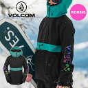 送料無料 スノーボードウェア VOLCOM ボルコム ASHFIELD PULLOVER レディース アノラック ジャケット フード スノボ スノーボード スノーウエア SNOWBOARD WEAR 2023-2024冬新作 25%off