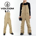 ラスト1点 Lサイズ 送料無料 スノーボードウェア VOLCOM ボルコム ベージュ SWIFT BIB OVERALL レディース パンツ ビブパンツ ボトムス スノボ スノーボード スノーウエア SNOWBOARD WEAR 2023-2024冬新作 25%off