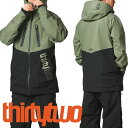 ラスト1点 Mサイズ 送料無料 スノーボードウェア ThirtyTwo 32 サーティー トゥー TM-3 JACKET ティーエム ジャケット メンズ サーテ...