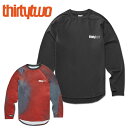 送料無料 長袖 Tシャツ ThirtyTwo 32 サーティーツー メンズ 32 RIDELITE L/S SHIRT ロンT t-shirts グラデ グラデ...