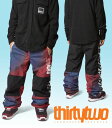 送料無料 スノーボードウェア ThirtyTwo 32 サーティー トゥー SWEEPER PANT メンズ パンツ グラデ グラデーション スノボ スノーボード ボトムス メンズ サーティーツー 8130001198 得割25